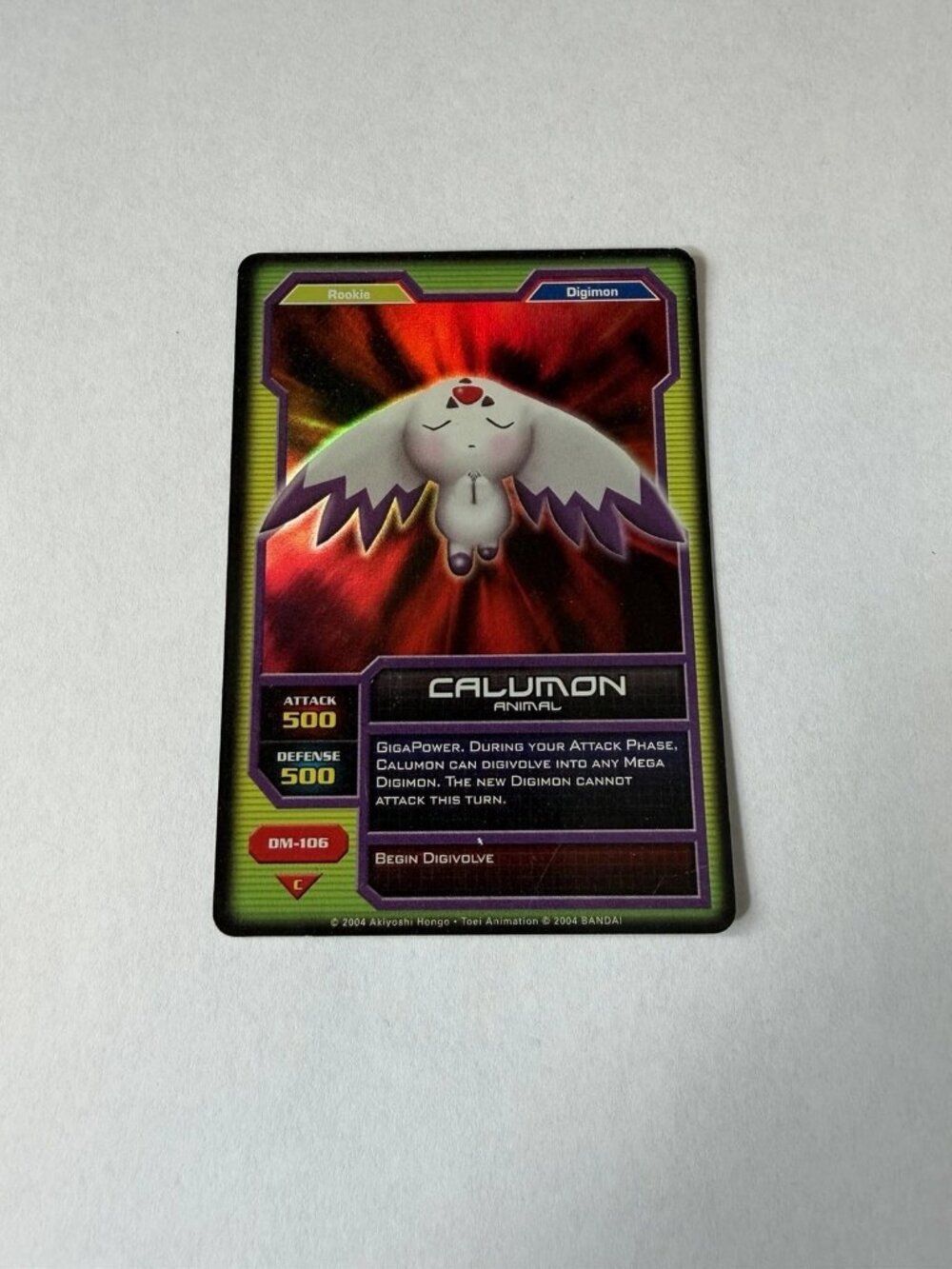 Digimon CCG Calumon Foil Trading Card